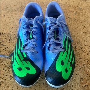 New Balance Blue and Green track and field Shoes